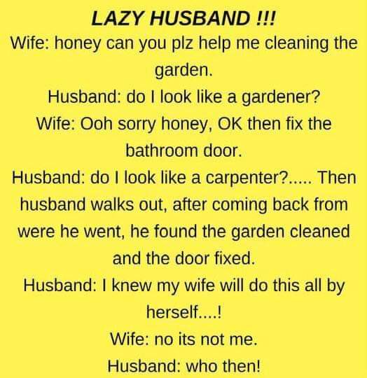 Lazy Husband Got The Worst End