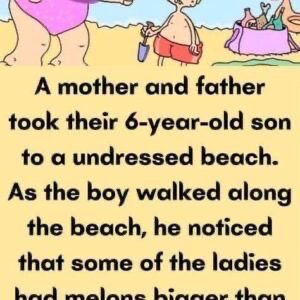 A mother and father took their 6-year-old son to a undressed beach…..See continuation Below FIRST COMMENT 👇👇👇