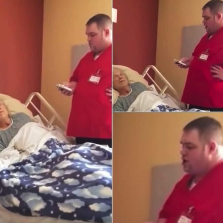 Dying woman has one last wish. Then carer takes something out of his pocket that shocks everyone