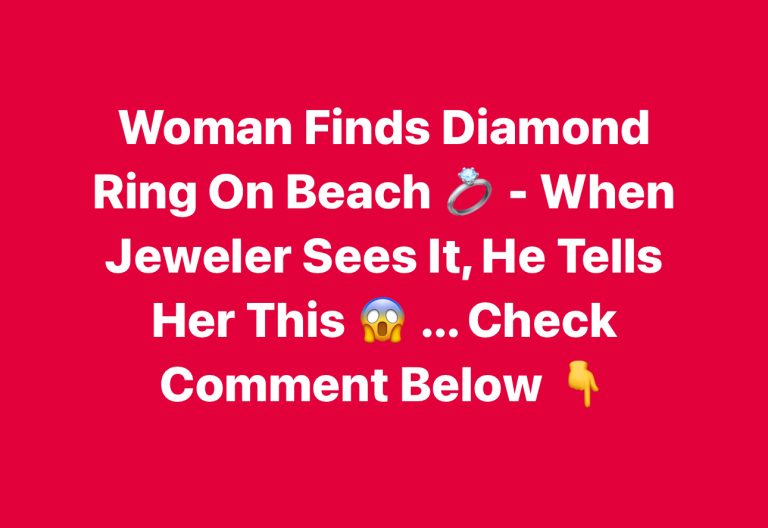 Woman Finds Diamond Ring On Beach 💍 – When Jeweler Sees It, He Tells Her This 😱 … Check Comment Below 👇