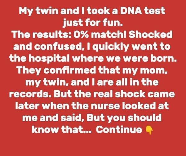 My Twin and I Are Shocked by What Our DNA Test Showed