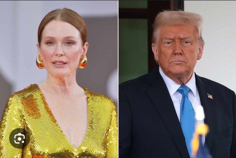 Julianne Moore slams Donald Trump after her children’s book is banned