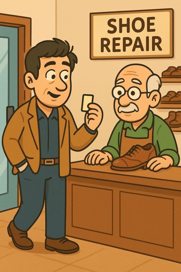 A man goes out of prison after twenty years