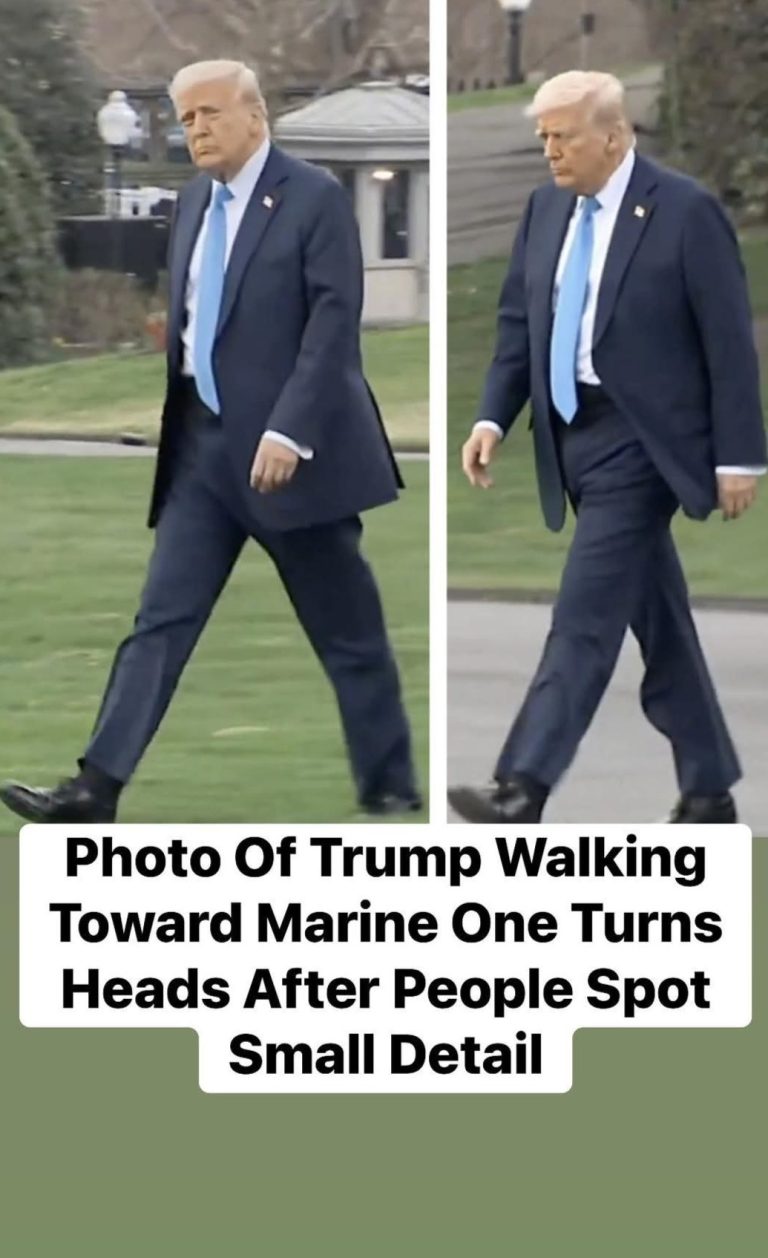 Photo Of Trump Walking Toward Marine One Turns Heads After People Spot Small Detail