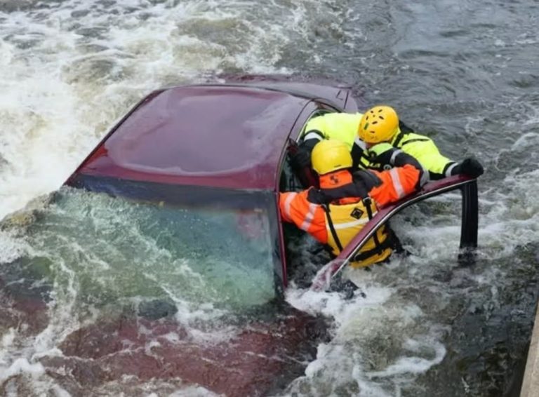 Family found in car in river they were with their m…See details
