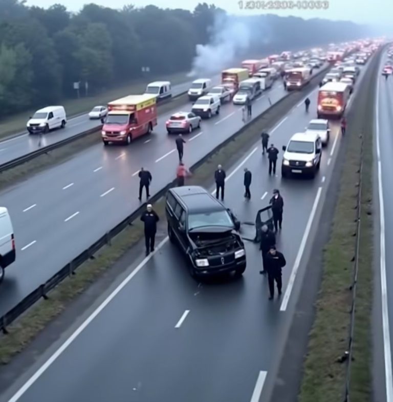 Driver braking for turtle causes multi-car accident in Florida #shorts