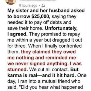 My sister and her husband vanished after borrowing a fortune — karma caught up