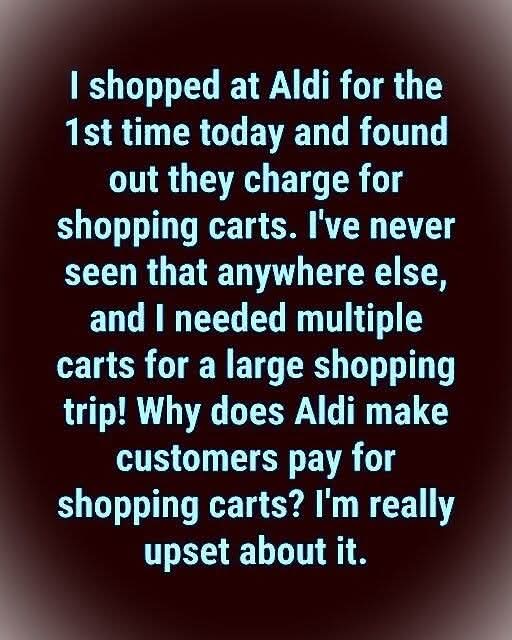 Why Aldi’s Shopping Carts Are Different From Everyone Else’s