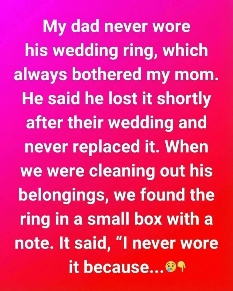 The Ring He Never Wore