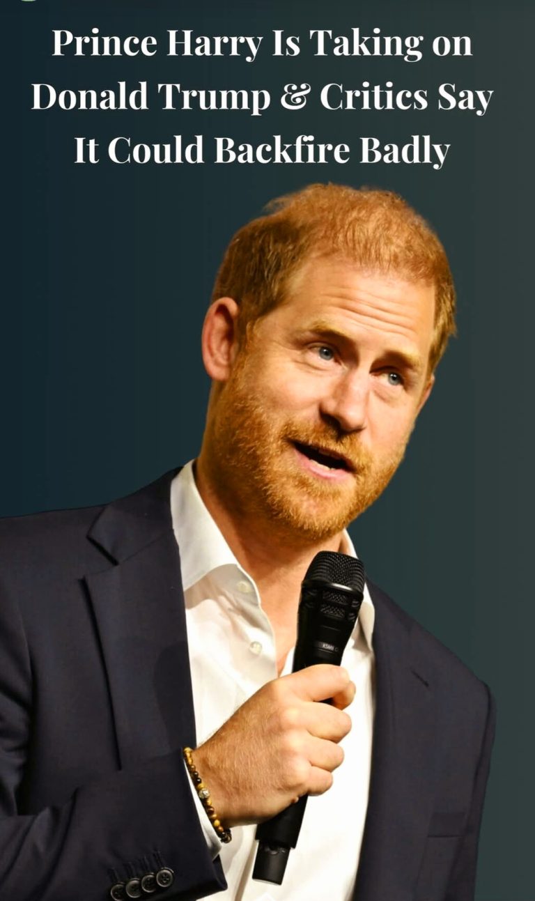 Prince Harry Is Taking on Donald Trump — And Critics Warn This Move Could Backfire Spectacularly