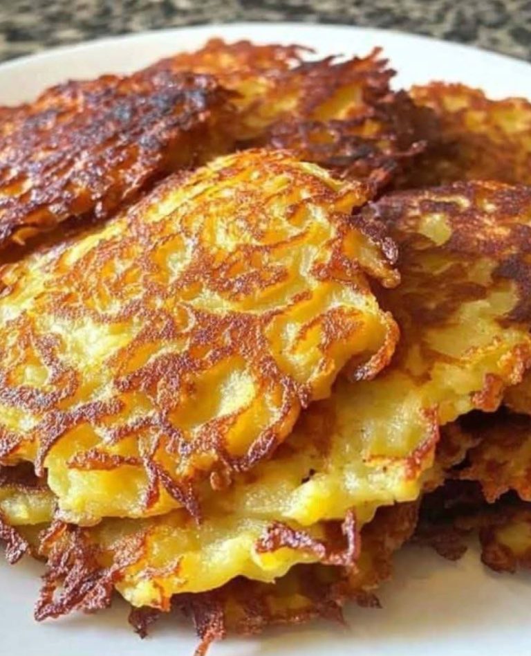 Homemade Potato Pancakes with a Golden Crunch
