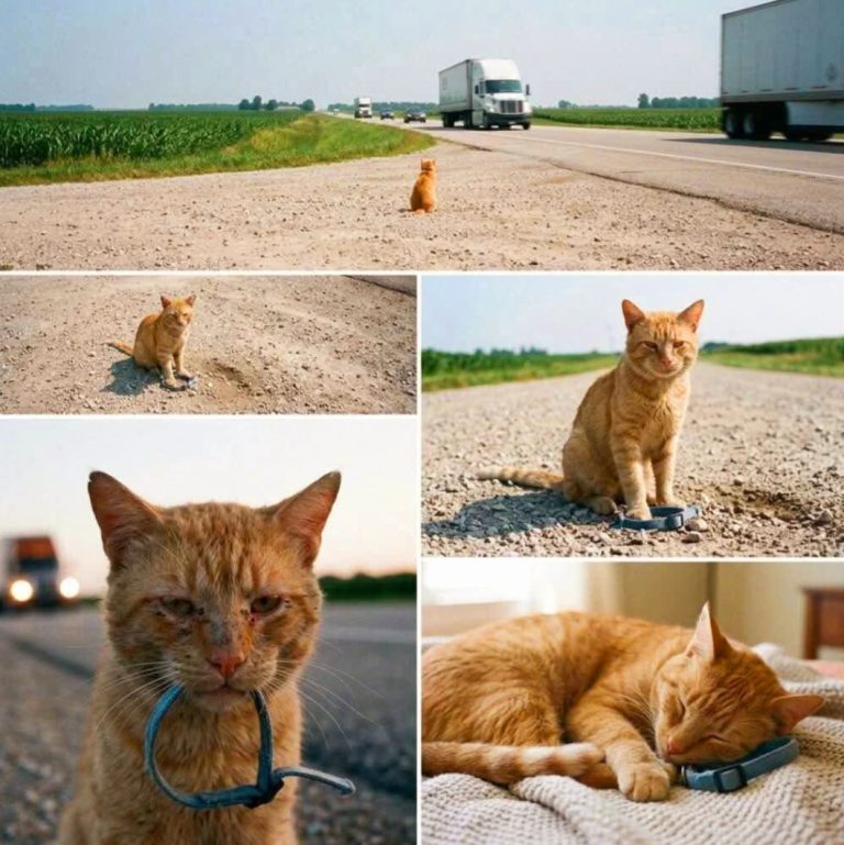 😳 He Waited 67 Days on the Side of the Road… Cars passed him every day. Fast. Loud. Unstoppable. But he never left. Through rain… through heat… through endless nights alone — he stayed in the same place. People noticed him. Some slowed down. Some even took photos. But no one stopped. Until one day… someone finally did. And what they saw… broke their heart. He was holding something gently in his mouth. Not food. Not trash. Something he refused to let go. 👇 Read the full story in the first comment…