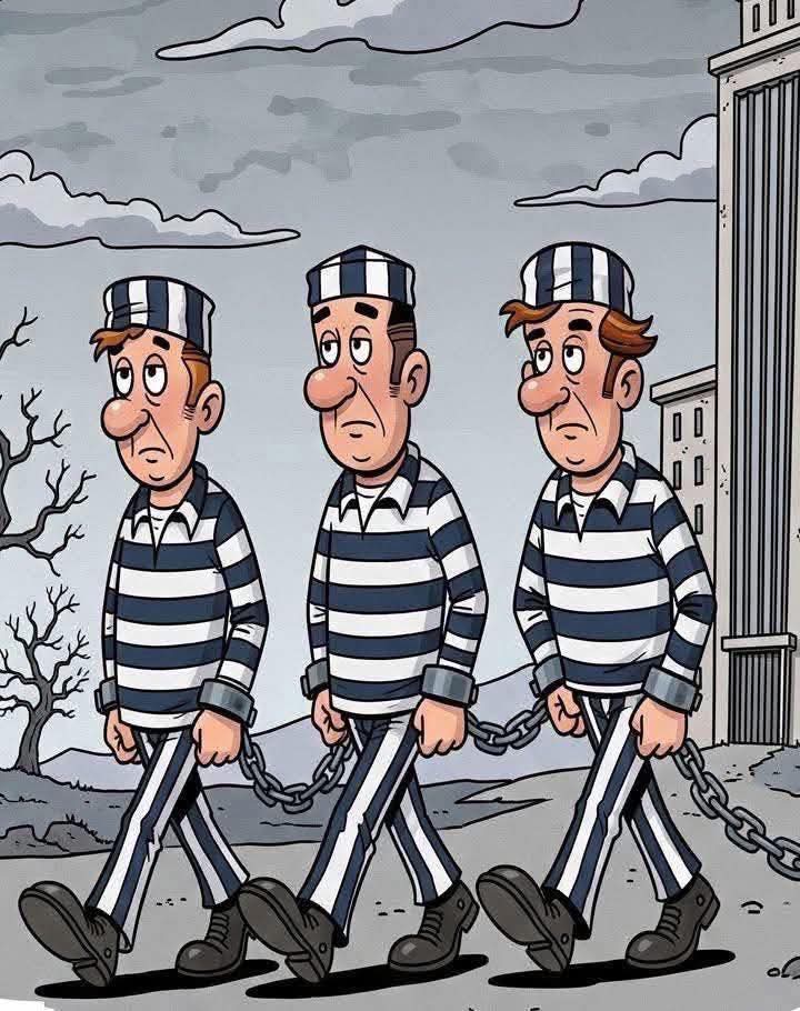 JOKE OF THE DAY: Three convicts were on the way to prison.  They were each allowed to take one item with them to help them occupy their time while incarcerated. On the bus, one turned to another and said, “So, what did you bring?”  The second convict pulled out a box of paints and stated that he intended to paint anything he could. He wanted to become the “Grandma Moses of Jail.” Then he asked the first, “What did you bring?”  The first convict pulled out a deck of cards and grinned and said, “I brought cards. I can play poker, solitaire, gin, and any number of games.”  The third convict was sitting quietly aside, grinning to himself. The other two took notice and asked, “Why are you so smug? What did you bring??  The guy pulled out a box of tampons and smiled. He said, “I brought these.”  The other two were puzzled and asked, “What can you do with those?”  He grinned and pointed to the box and said, … (continue reading in the 1st comment)
