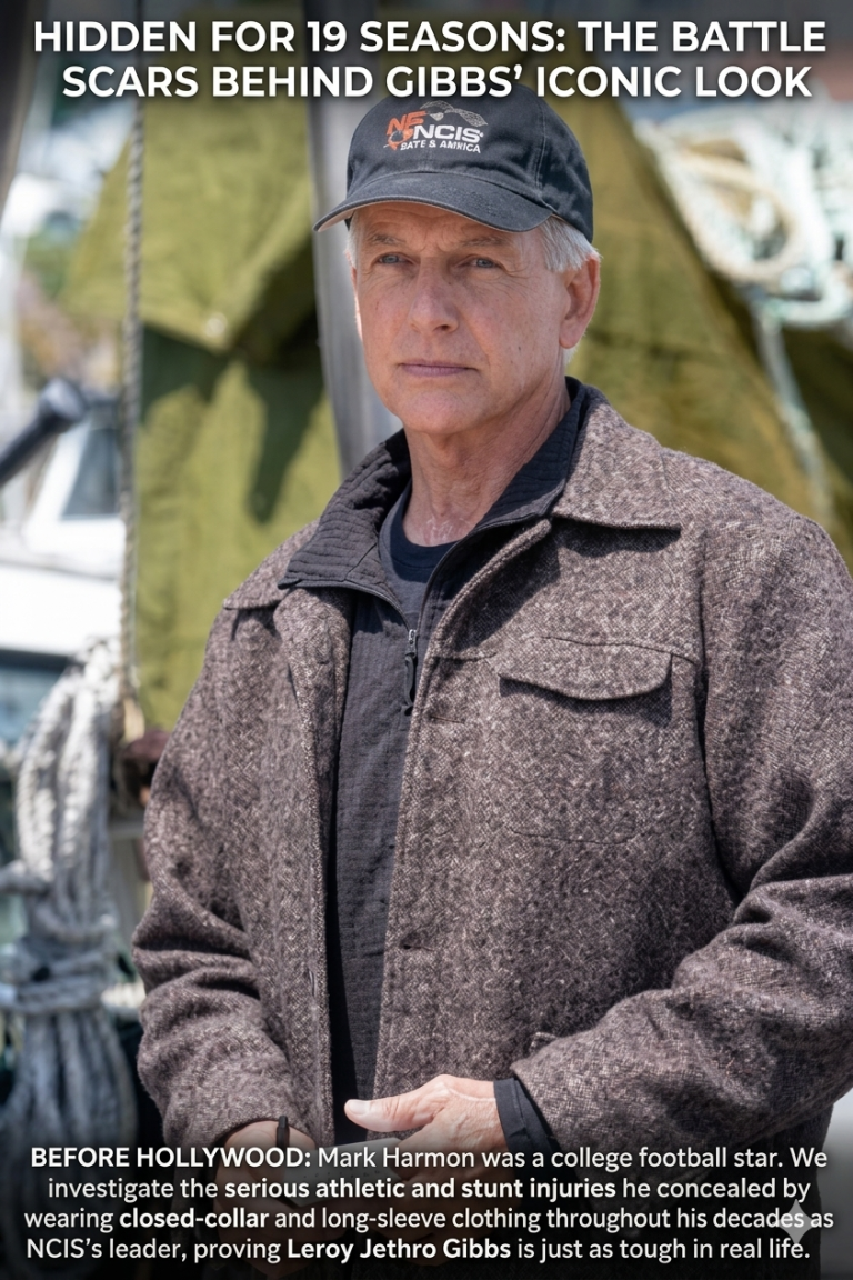 ​👕 Hidden in Plain Sight: The Real Reason Behind Gibbs’ Strict Dress Code on NCIS…We thought it was just military style, but the REAL reason Gibbs always wore long sleeves and closed collars on NCIS hides a secret Mark Harmon kept for years! 😲💥 Click the link to find out what he was hiding from the cameras! 👇👇”